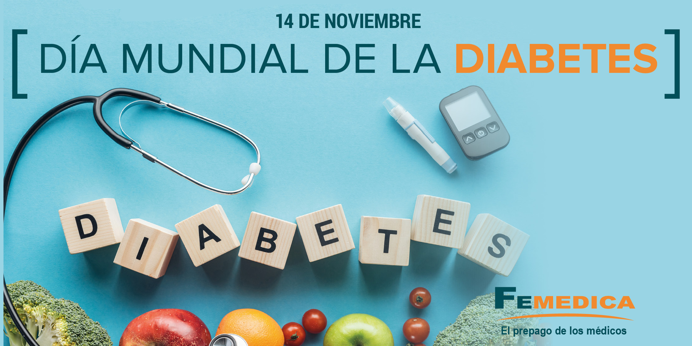 14 de noviembre. Día Mundial contra la Diabetes FEMEDICA